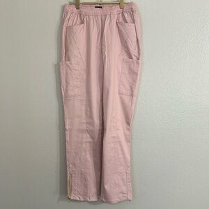 Jaanuu blush pink scrub pants size S NWT